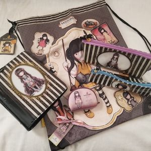 Santoro gorjuss bag/case/ pouch/planner bundl